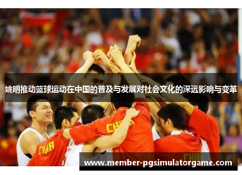 姚明推动篮球运动在中国的普及与发展对社会文化的深远影响与变革